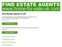 Tablet Screenshot of home-for-sale-uk.com